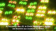 JO: le Christ Rédempteur illuminé aux couleurs du Brésil