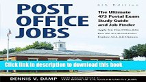 Ebook Post Office Jobs: The Ultimate 473 Postal Exam Study Guide and Job FInder Full Online