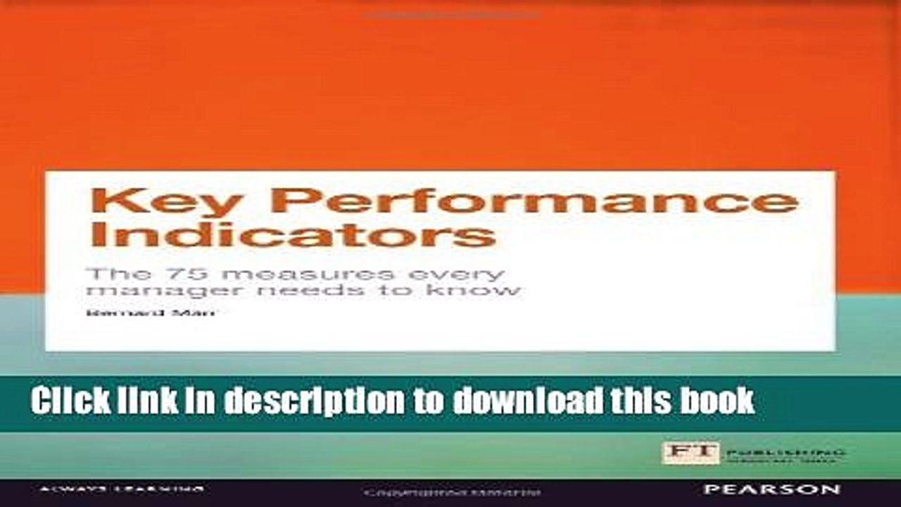 Ebook Key Performance Indicators (KPI): The 75 measures every manager needs to know (Financial