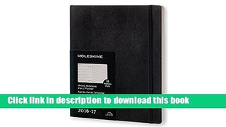 Books Moleskine 2016-2017 Weekly Notebook, 18M, Extra Large, Black, Soft Cover (7.5 x 10) Free