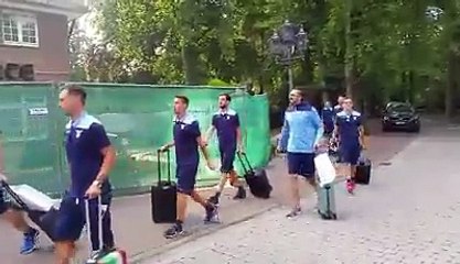 La Lazio arriva in Germania