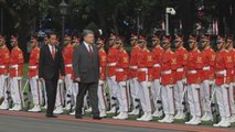 El presidente de Ucrania se reúne con su homólogo indonesio