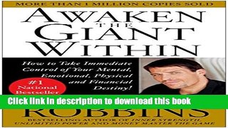 Ebook Awaken the Giant Within: How to Take Immediate Control of Your Mental, Emotional, Physical