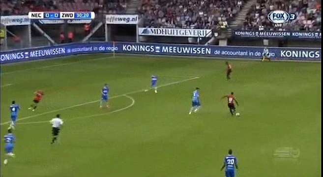 Queensy Menig Goal HD - Nijmegen 0-1 Zwolle 05.08.2016