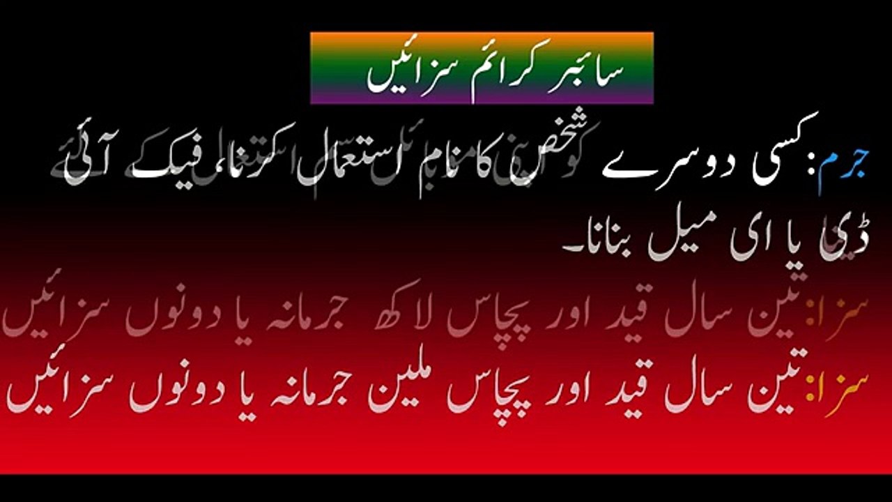 List-of-Cyber-Crimes-and-Their-Punishments-in-Pakistan