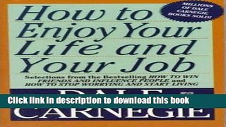 Ebook How To Enjoy Your Life And Your Job Full Online