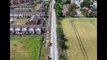 Metro Major Line Closure - Drone footage of track work Shiremoor/West Monkseaton (Sat 30 July 2016)