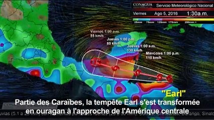 La tempête Earl devient un ouragan en Amérique centrale