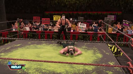 WWE 2K16 sting v bane highlights