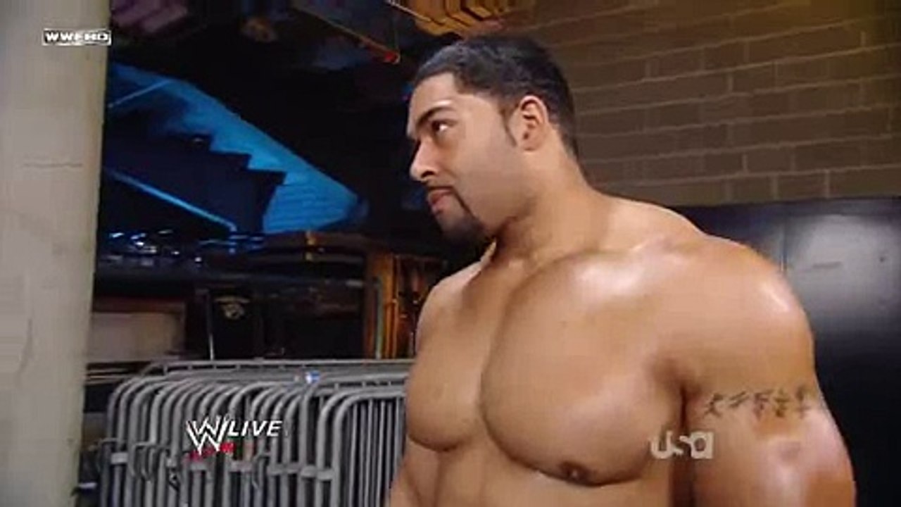 Randy Orton backstage with Nexus WWE RAW 7/5/10