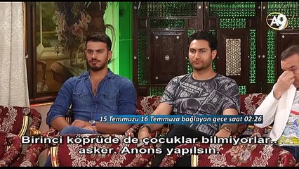 Saat 02:26 Adnan Oktar darbe girişimi gecesi olaydan haberi olmayan askerlere megafonla çağrıda bulunulmasını söyledi.