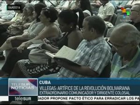 Cuba: Ernesto Villegas destaca habilidad comunicativa de Hugo Chávez