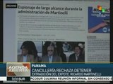 Panamá: cancillería se niega a detener extradición de Martinelli