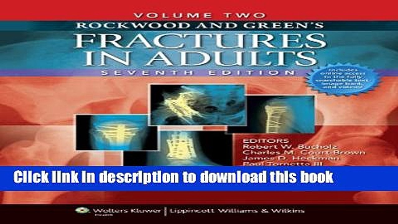 Books Rockwood and Green s Fractures in Adults Two Volumes Plus