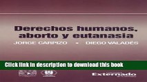 Ebook Derechos humanos, aborto y eutanasia Free Online