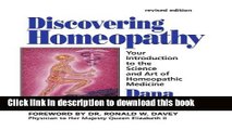 Books Discovering Homeopathy: Your Introduction to the Science and Art of Homeopathic Medicine