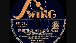 Django Reinhardt - Minor's Swing - 1937 November 25 - Swing, Paris