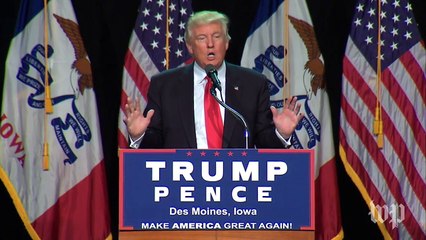 Trump talks about the crying baby again and compares it to Pavarotti