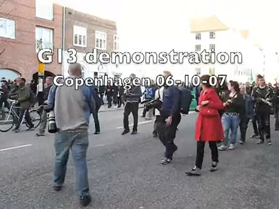 G13 Demonstration in Copenhagen 06-10-07