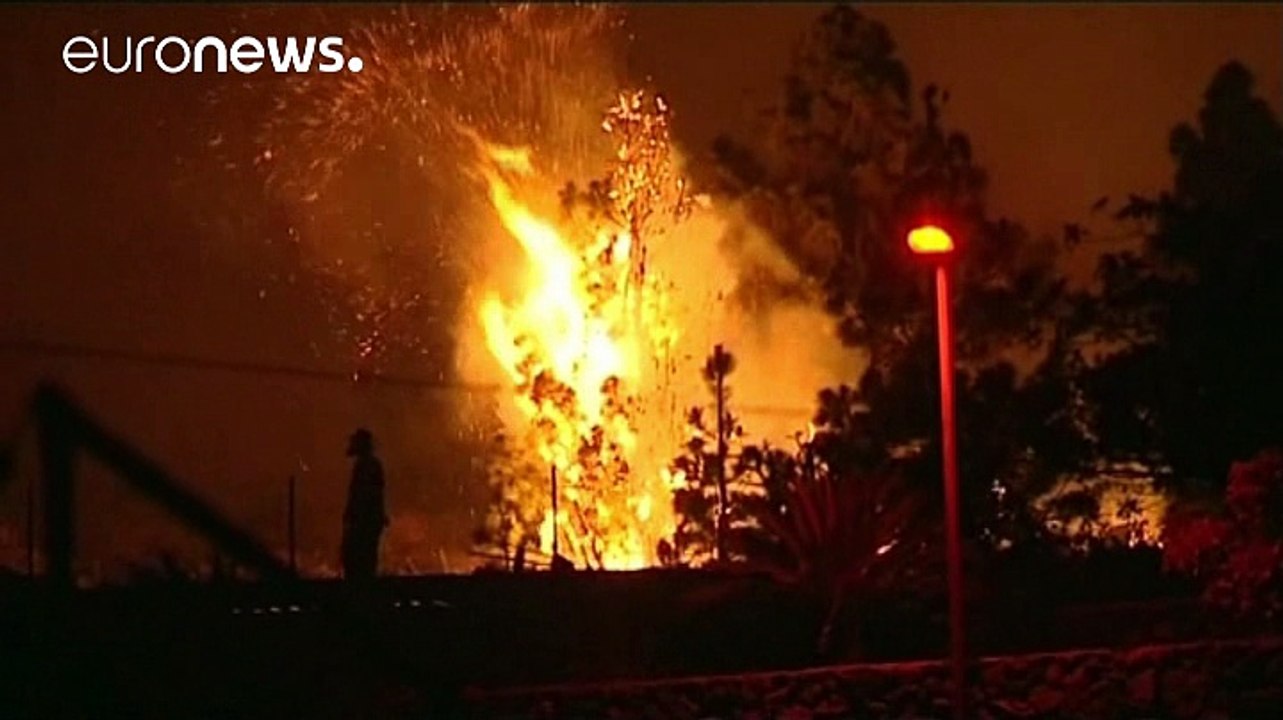 Kanaren: La Palma brennt