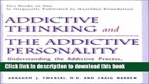 Books Addictive Thinking and the Addictive Personality Free Online