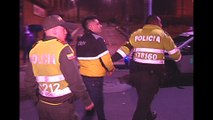 Oficiales de Policías agredieron a periodistas de canal de televisión colombiano en Bogotá
