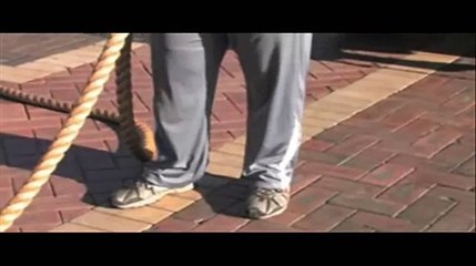 America's strongest man, Derek Poundstone pulls 20 tonnes.