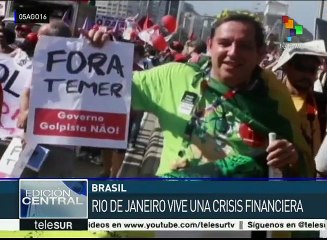 Brasil: intensa jornada de protestas marca inicio de Río 2016