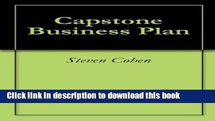 Download Free Capstone Business Plan Books 📚