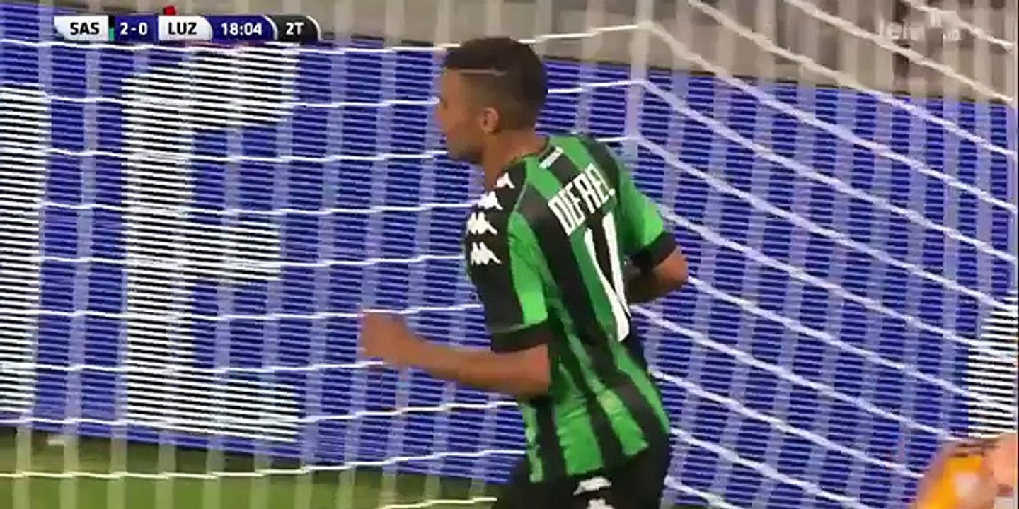 Sassuolo 3:0 Luzern ( Europa League Qualifying 4 August 2016 )