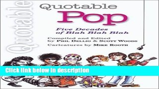 Books Quotable Pop (Quotable Books) Full Online