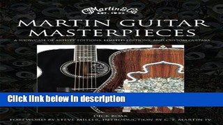 Books Martin Guitar Masterpieces: A Showcase of Artists  Editions, Limited Editions and Custom