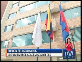 Download Video: Fueron seleccionados los seis miembros académicos del CES