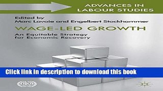 [PDF] Wage-Led Growth: An Equitable Strategy for Economic Recovery (Advances in Labour Studies)