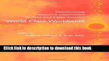 Books World Class Worldwide: Transforming Research Universities in Asia and Latin America Full