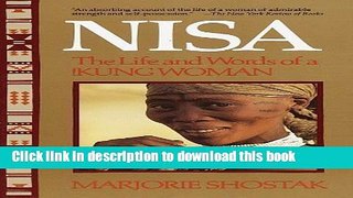 Books Nisa: The Life and Words of a !Kung Woman 1st (first) Vintage Books Edition by Shostak,