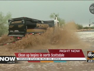 Clean up begins in North Scottsdale after flooding
