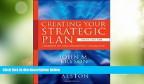 Big Deals  Creating Your Strategic Plan: A Workbook for Public and Nonprofit Organizations  Free
