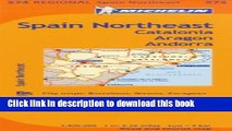 Ebook Michelin Spain: Northeast, Catalunya, Aragon, Andorra / Espagne: Nord-Est, Catalogne,