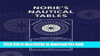 Ebook Norie s Nautical Table Free Online