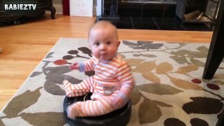 Babies Can Make Your Face Smiling - Funny Babies Riding Roomba