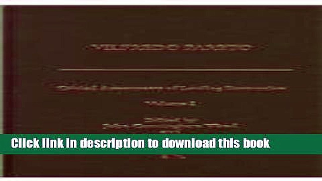 [Download] Vilfredo Pareto: Critical Assessments (Critical Assessments of Leading Economists) Free