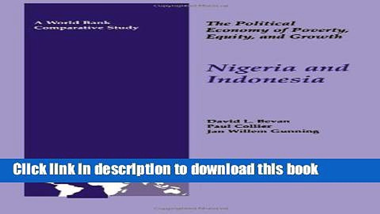 [PDF] The Political Economy of Poverty, Equity, and Growth: Nigeria and Indonesia (Discoveries and