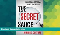 Must Have  The Secret Sauce: Creating a Winning Culture  Download PDF Online Free