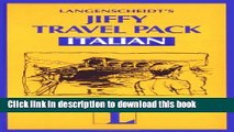 Books Jiffy Travel Pack Italian Free Online