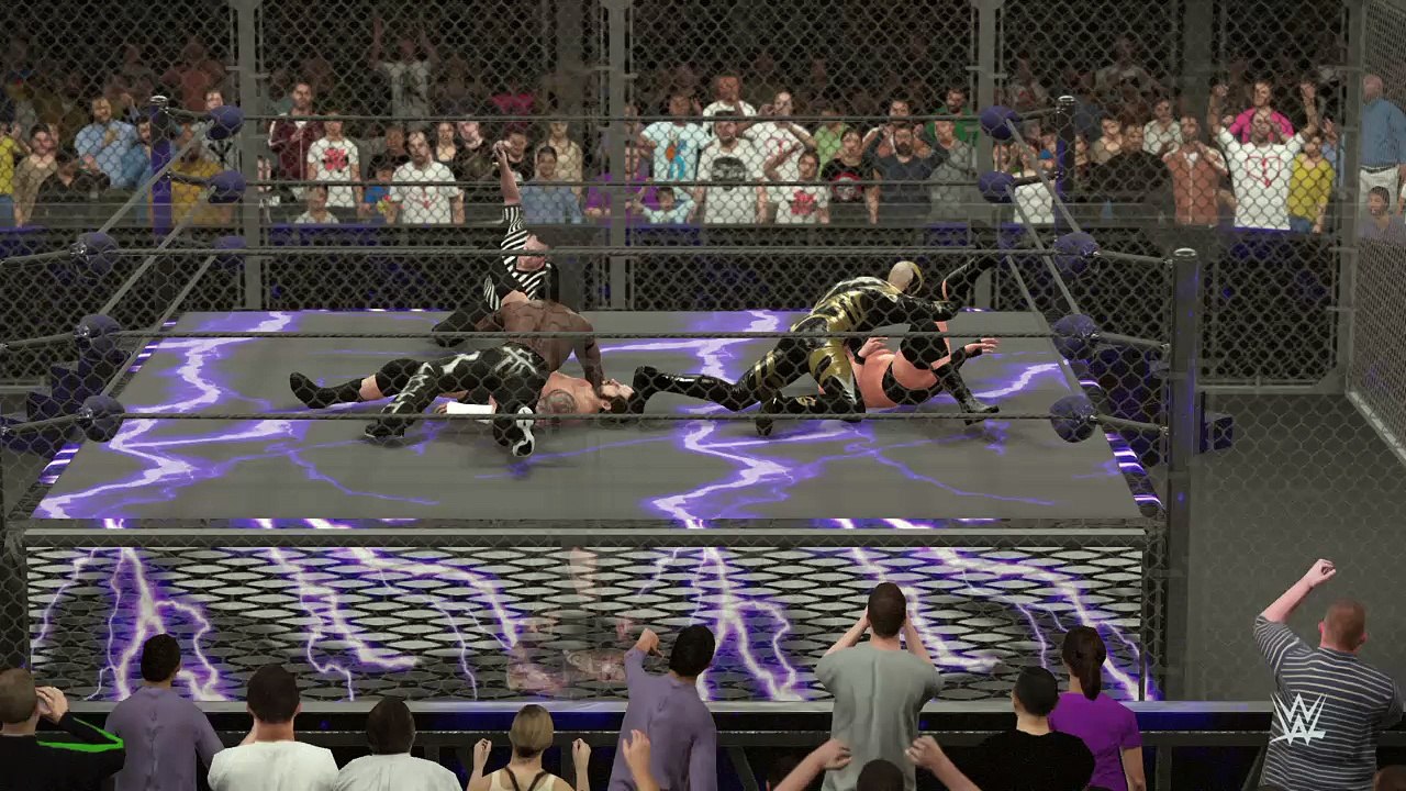 WWE 2K16 blackpool brawlers v golden truth