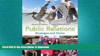 READ ONLINE Public Relations: Strategies and Tactics (10th Edition) READ PDF FILE ONLINE