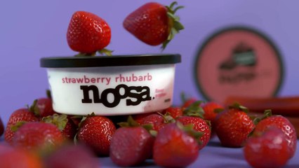 Yoghurt turned up to 11 | Strawberry Rhubarb noosa yoghurt