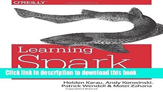 Ebook Learning Spark: Lightning-Fast Big Data Analysis Free Online