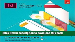 Books Adobe InDesign CC Classroom in a Book (2015 release) Full Online